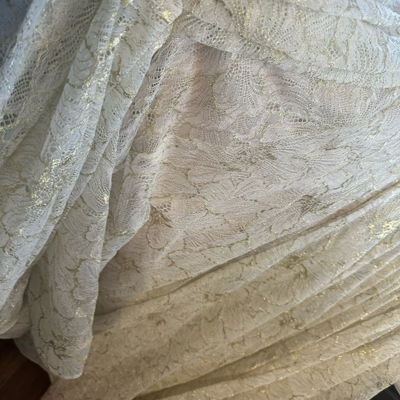 (32) ❤️ BNWT MAC DUGGAL EMBELLISHED FEATHER ILLUSION NECK TRUMPET GOWN 79230 - Picture 9 of 13